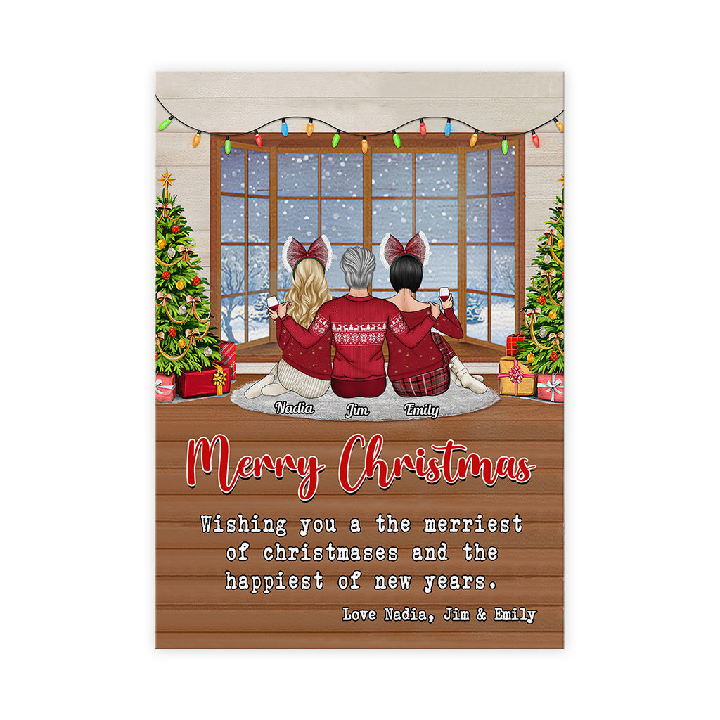 Personalized Greeting Gift Card Christmas Home