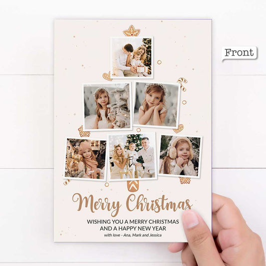 Personalized Greeting Gift Card Merry Christmas