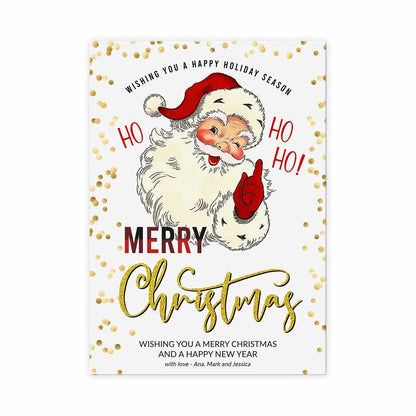 Personalized Greeting Gift Card Merry Christmas