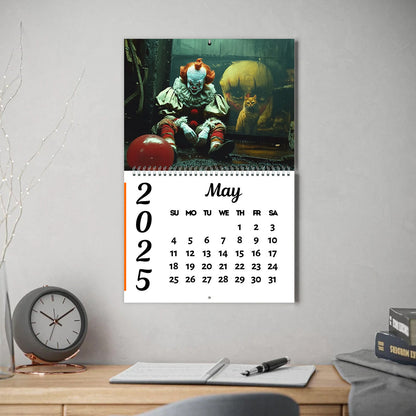 Horror Calendar But With Cats - Personalized Wall Calendar