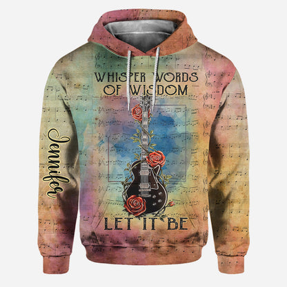 Whisper Words Of Wisdom - Personalized Hippie Hoodie and Leggings