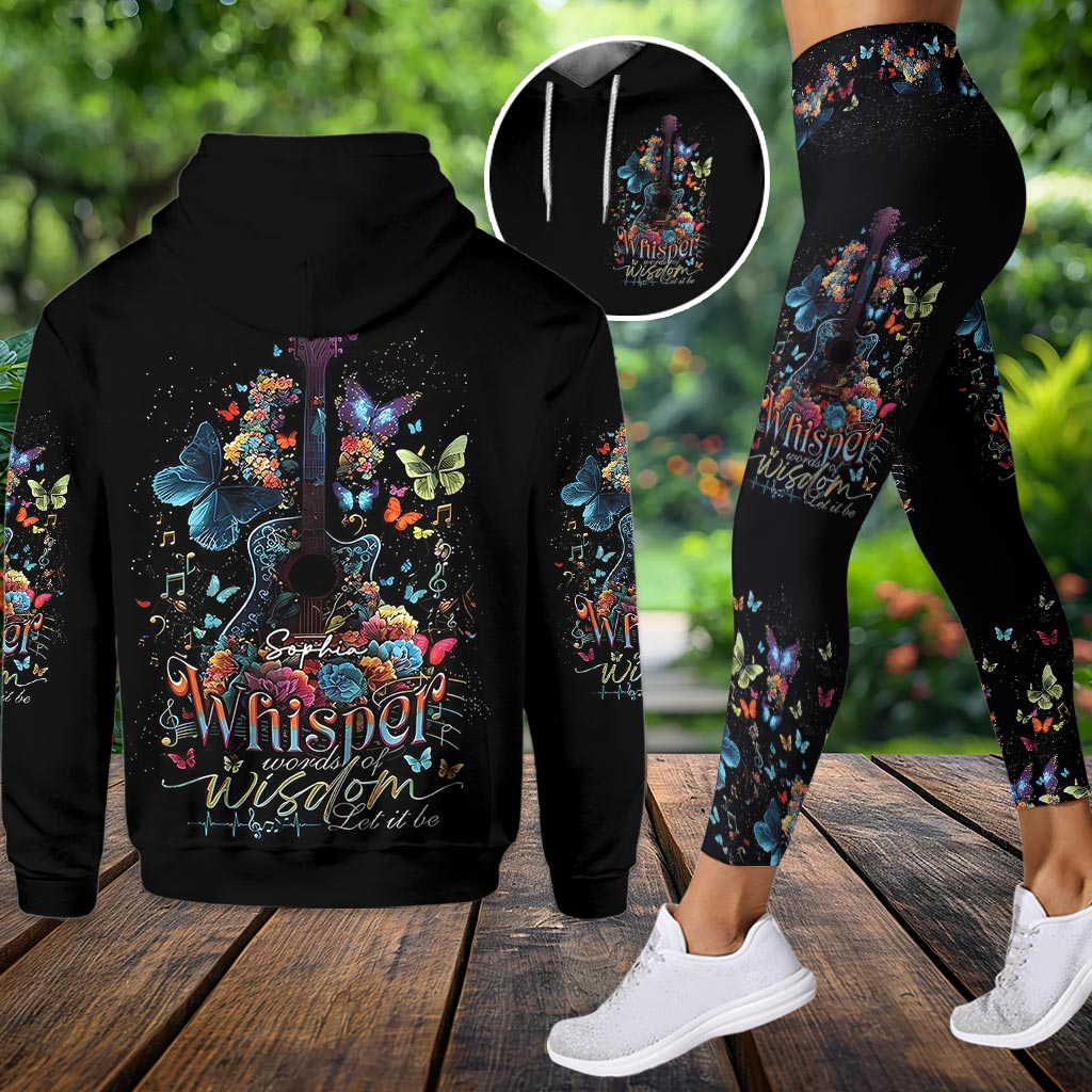 Whisper Words Of Wisdom - Personalized Hippie Hoodie and Leggings