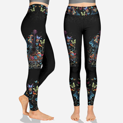 Whisper Words Of Wisdom - Personalized Hippie Hoodie and Leggings