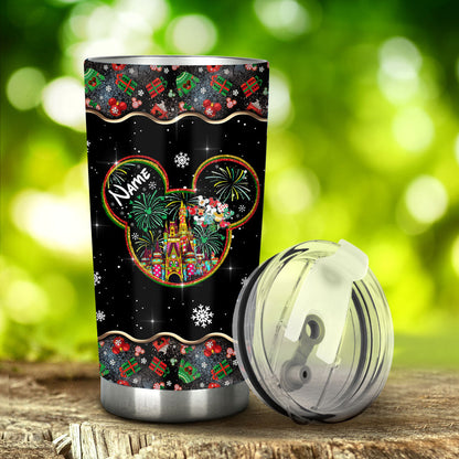 Merry Christmas - Personalized Mouse Tumbler