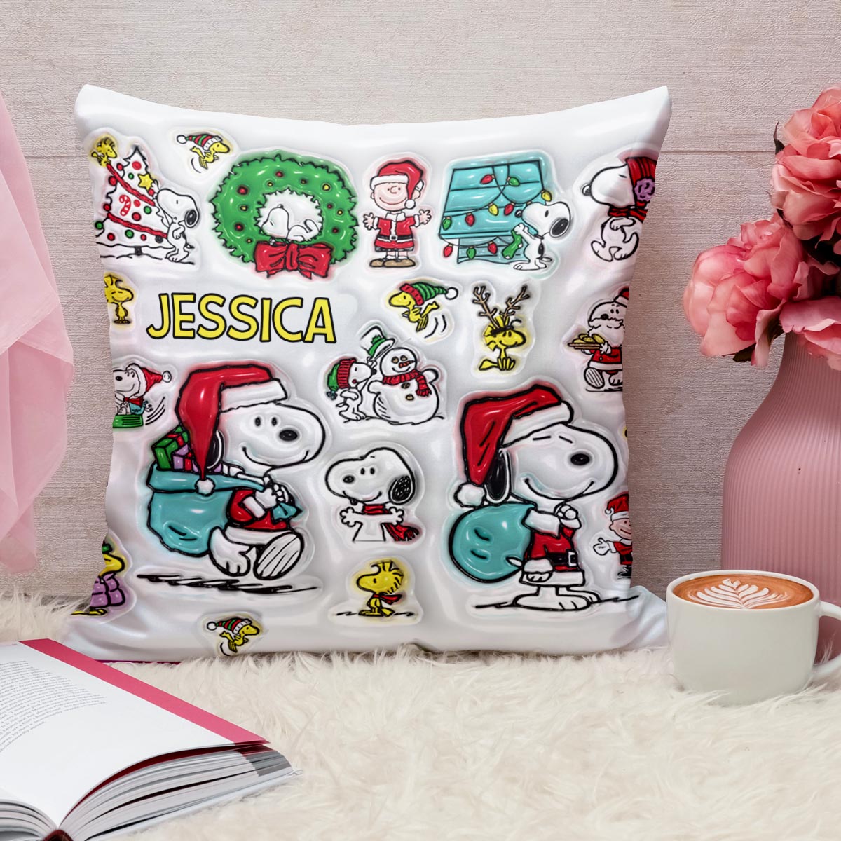 Best Friends - Personalized Throw Pillow