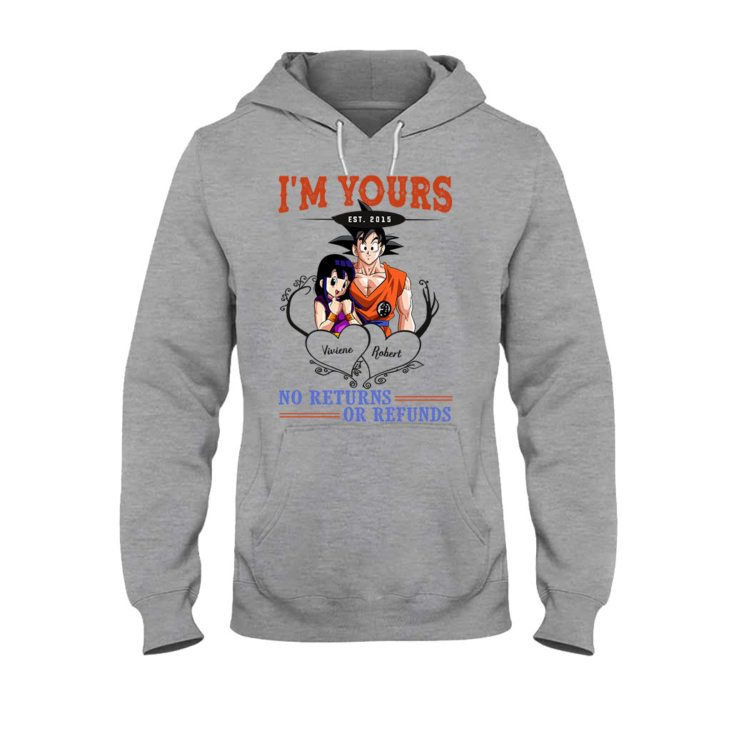 I'm Yours No Returns Or Refunds - Personalized Seven Balls T-shirt and Hoodie