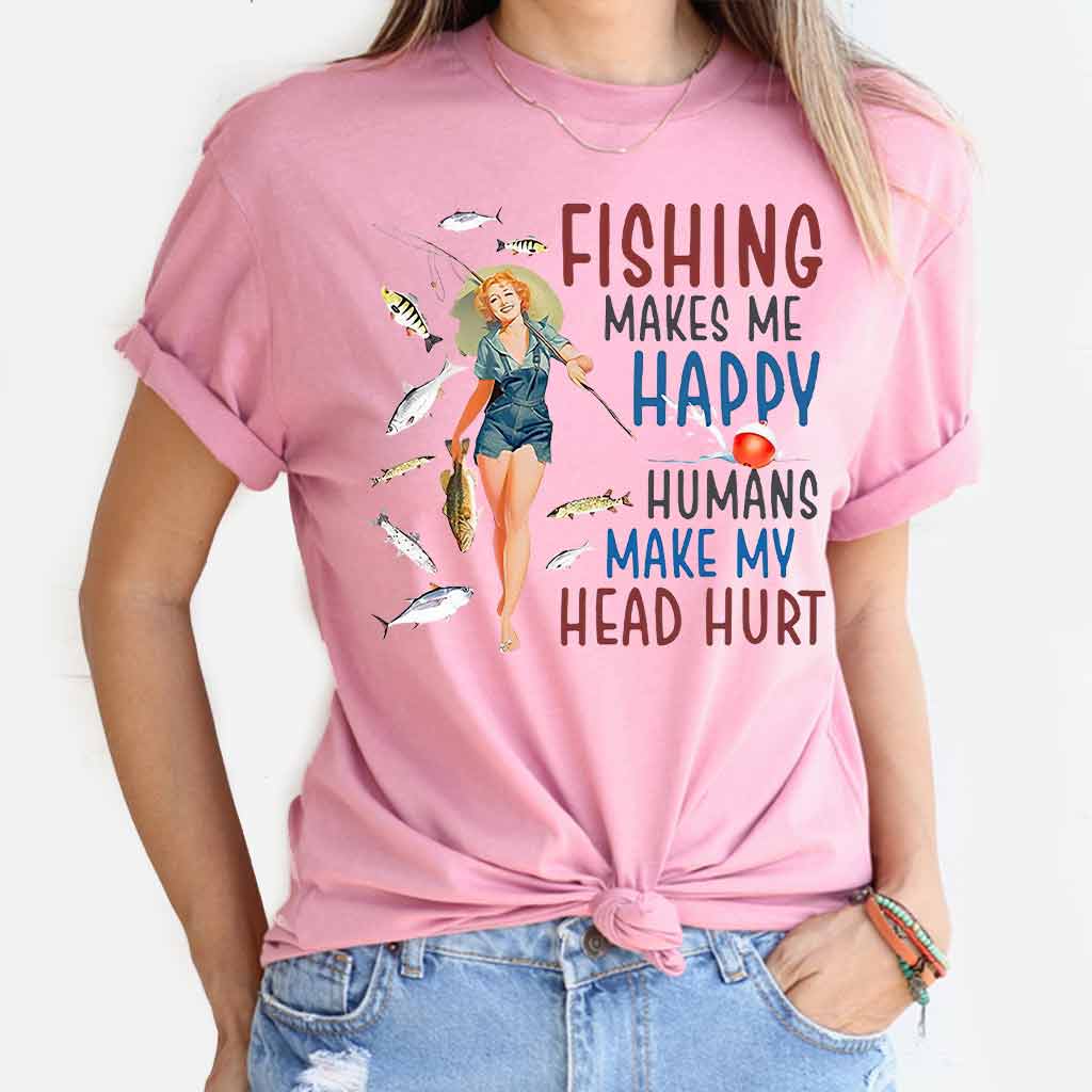 Make Me Happy - Fishing T-shirt and Hoodie 112021