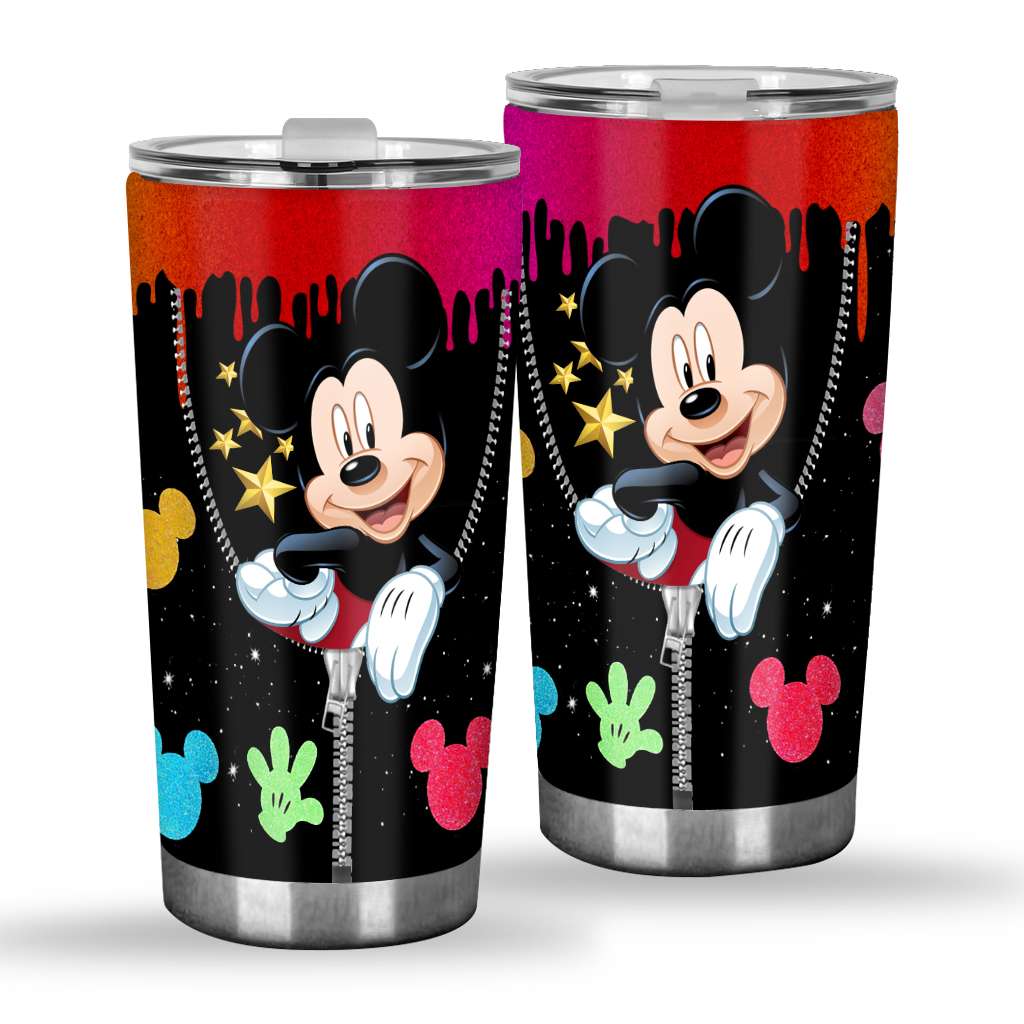 Zipper Pattern Mouse Tumbler 0523