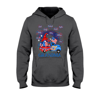 Grandma - Personalized Independence Day T-shirt and Hoodie