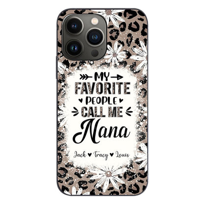 Daisy Leopard Grandma - Personalized Mother's Day Grandma Phone Case