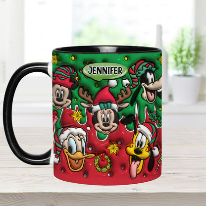 Christmas Is Coming - Personalized Mouse Accent Mug