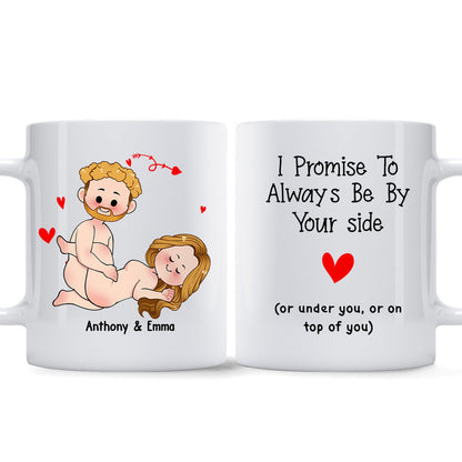 I Just Want You To Be Happy - Couple gift for husband, wife, boyfriend, girlfriend - Personalized Mug