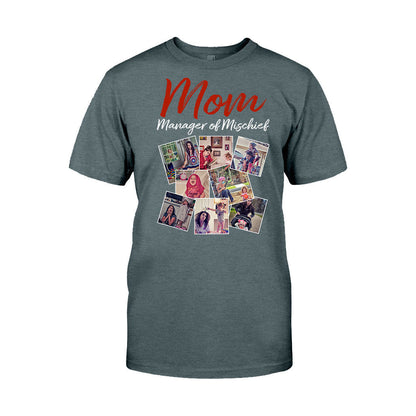 Mom Manager Of Mischief - Personalized Mother T-shirt And Hoodie