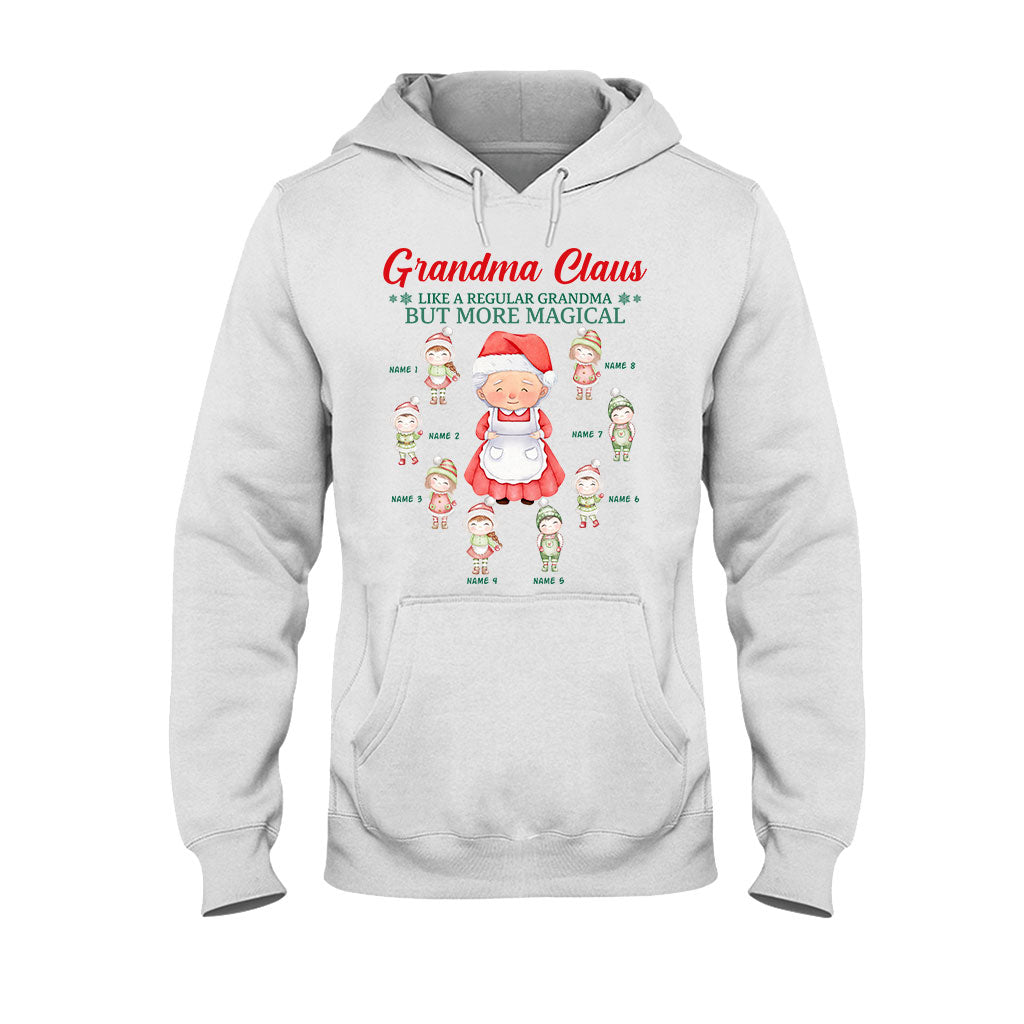 Grandma Claus - Personalized Christmas Grandma T-shirt and Hoodie