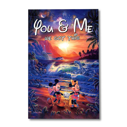 You & Me We Got This - Personalized Couple Mouse Canvas And Poster