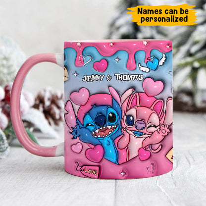 You And Me - Personalized Ohana Accent Mug