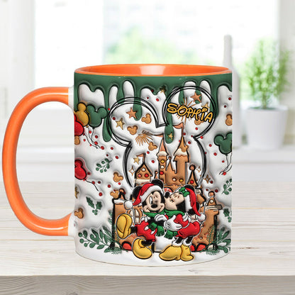 Magical Christmas - Personalized Mouse Accent Mug