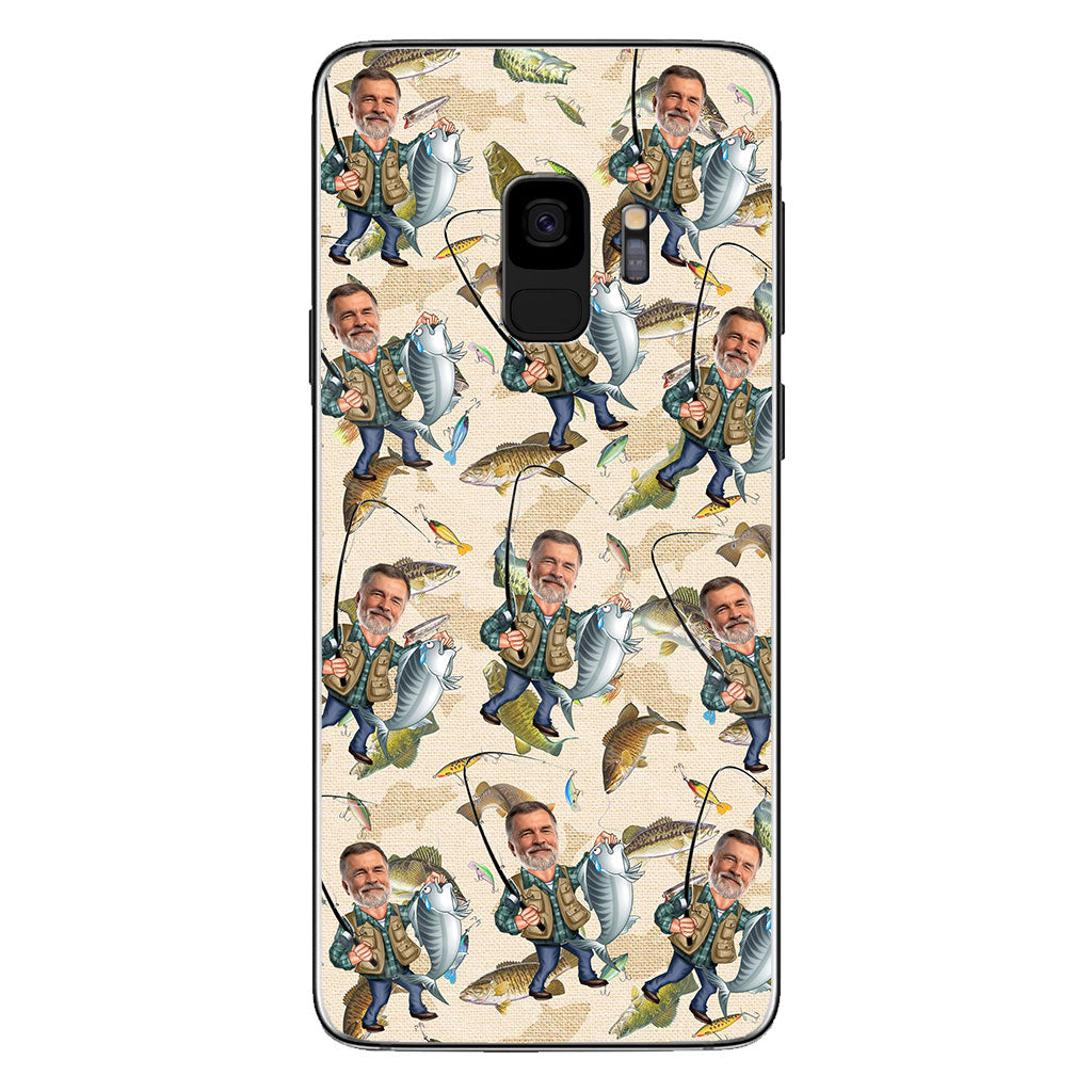 Photo Inserted Funny Fishing - Personalized Fishing Phone Case