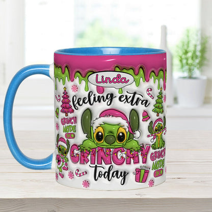 Feeling Extra Grinch Today - Personalized Ohana Accent Mug