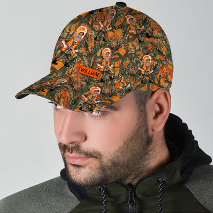 Photo Inserted Hunter - Personalized Hunting Classic Cap