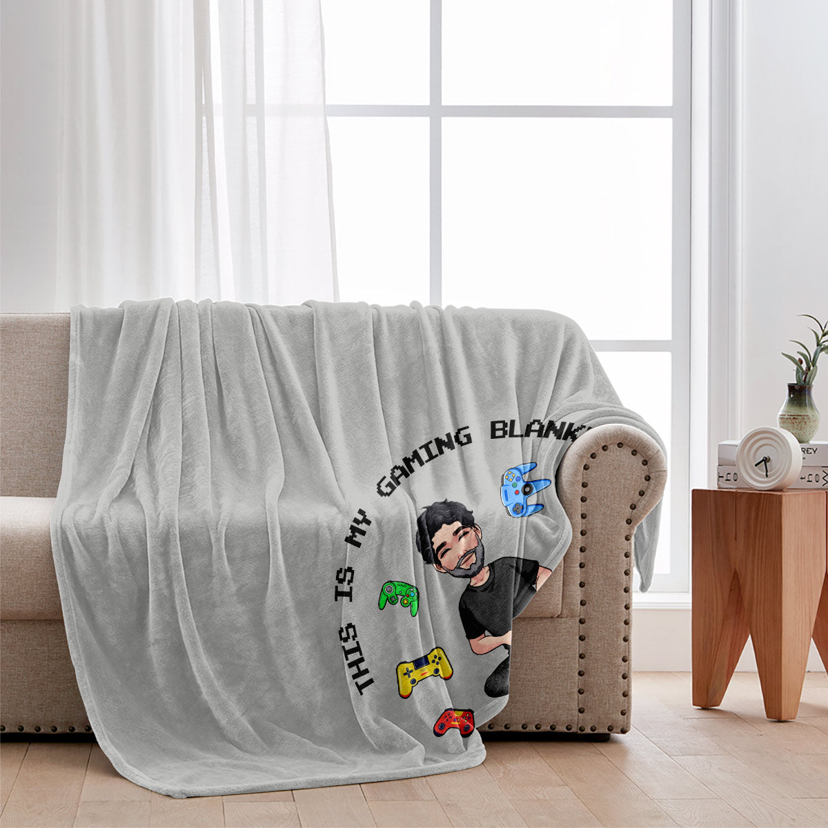 This Is My Gaming Blanket - Personalized Video Game Blanket