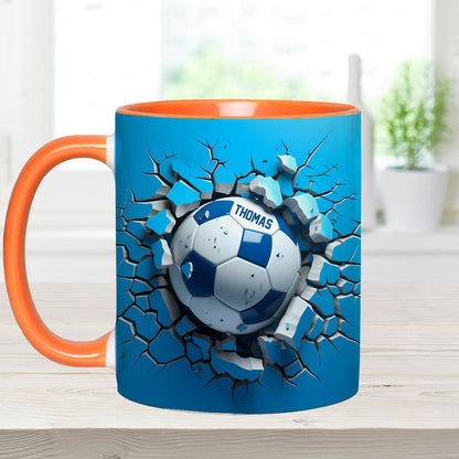 A Great Soccer - Personalized Soccer Accent Mug