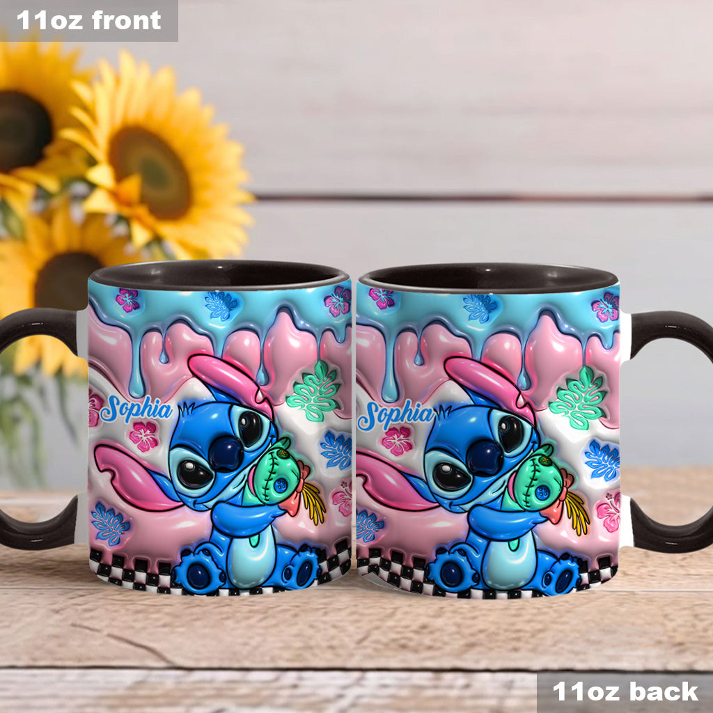 Ohana Means Family - Personalized Ohana Accent Mug