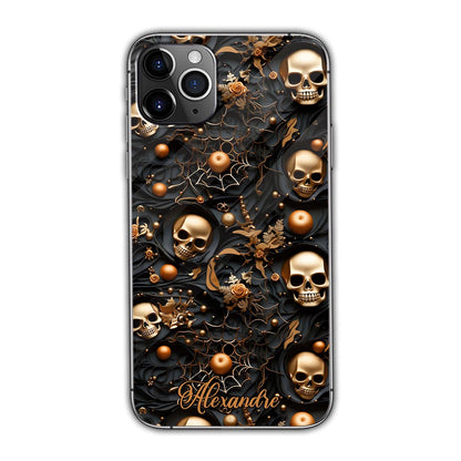 Gold Skull - Personalized Skull Phone Case