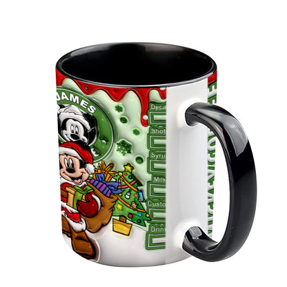 Magical Christmas - Personalized Mouse Accent Mug