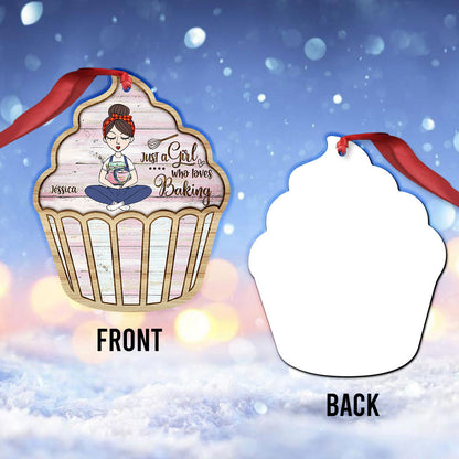 Just A Girl Who Loves Baking - Personalized Baking Ornament