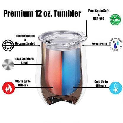 Our Friendship - Personalized Bestie Wine Tumbler