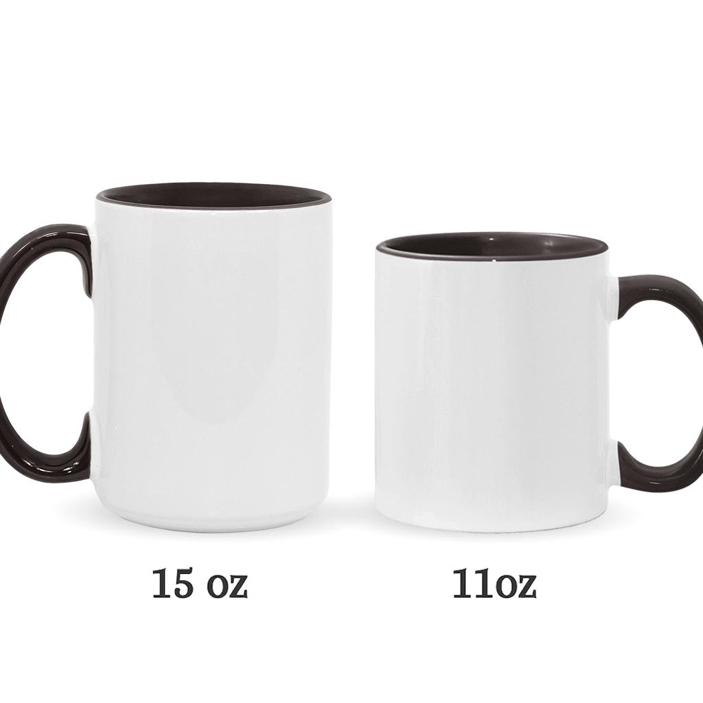 Butterfies And Flowers - Personalized Butterfly Accent Mug