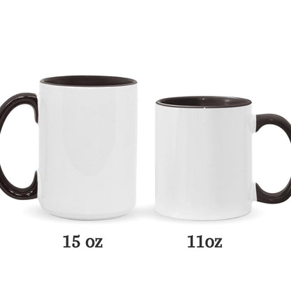 Butterfies And Flowers - Personalized Butterfly Accent Mug