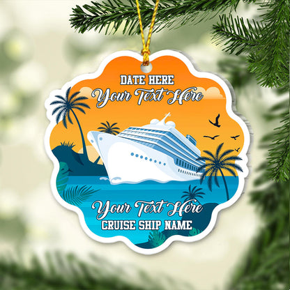 Love Cruising - Personalized Cruising Ornament
