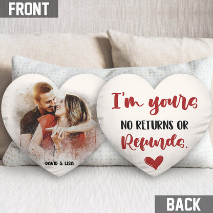 You & Me - Personalized Couple Shaped Pillow
