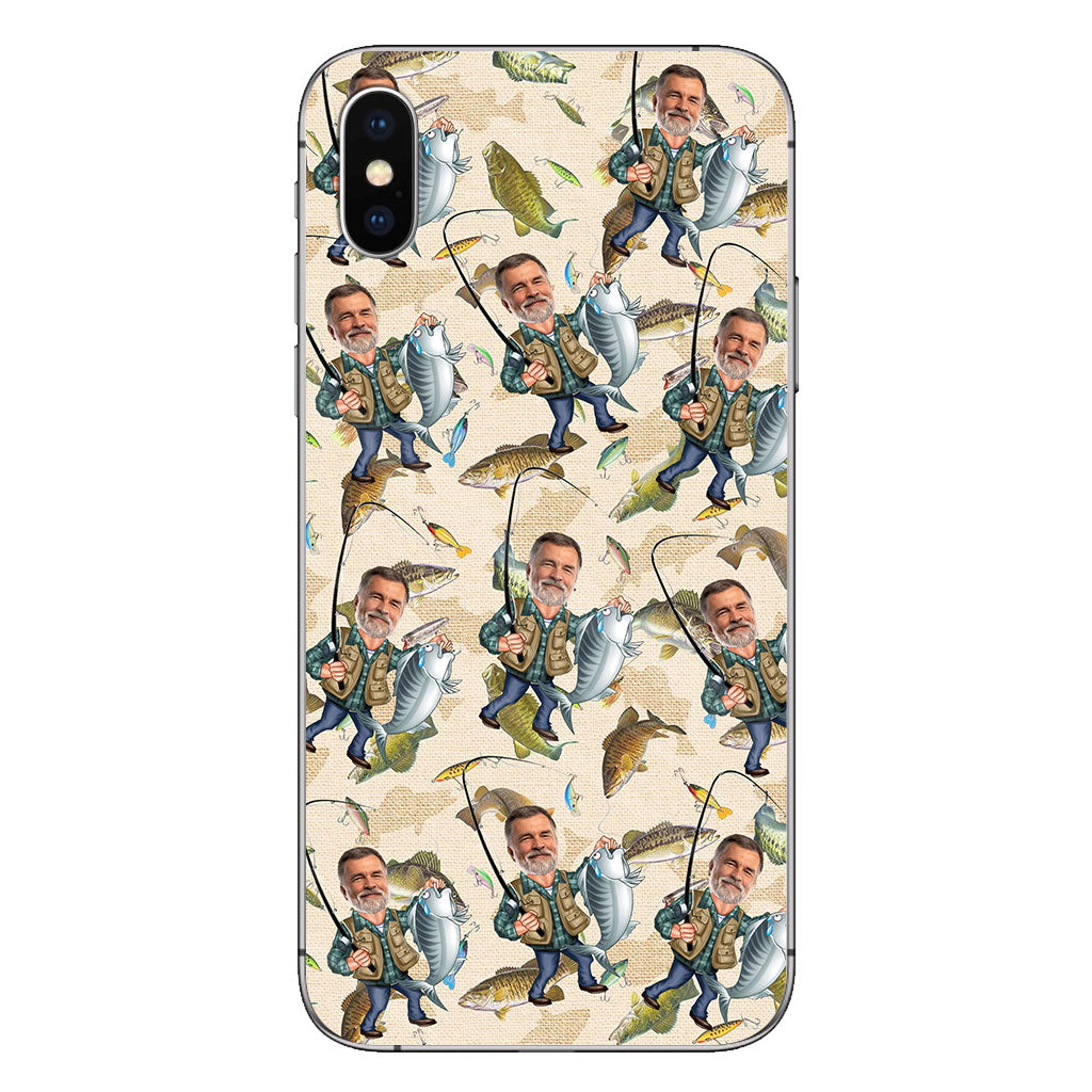 Photo Inserted Funny Fishing - Personalized Fishing Phone Case