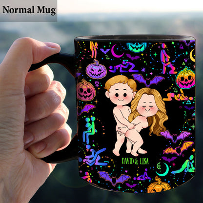 I Wanna Do Bad Things With You - Personalized Couple Mug