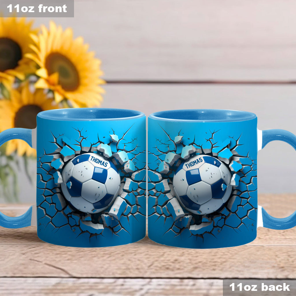 A Great Soccer - Personalized Soccer Accent Mug