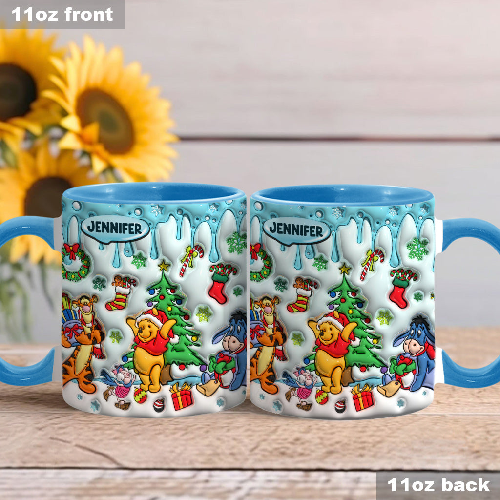 Merry Christmas - Personalized Mouse Accent Mug