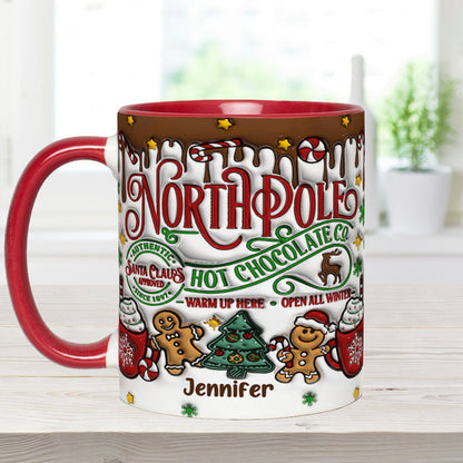 Northpole Hot Chocolate - Personalized Christmas Accent Mug