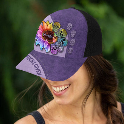 Zero F Given - Personalized Skull Trucker Hat