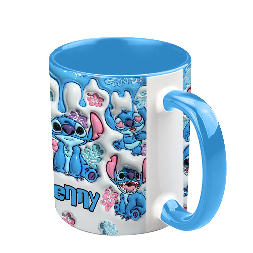 Ohana Means Family - Personalized Ohana Accent Mug