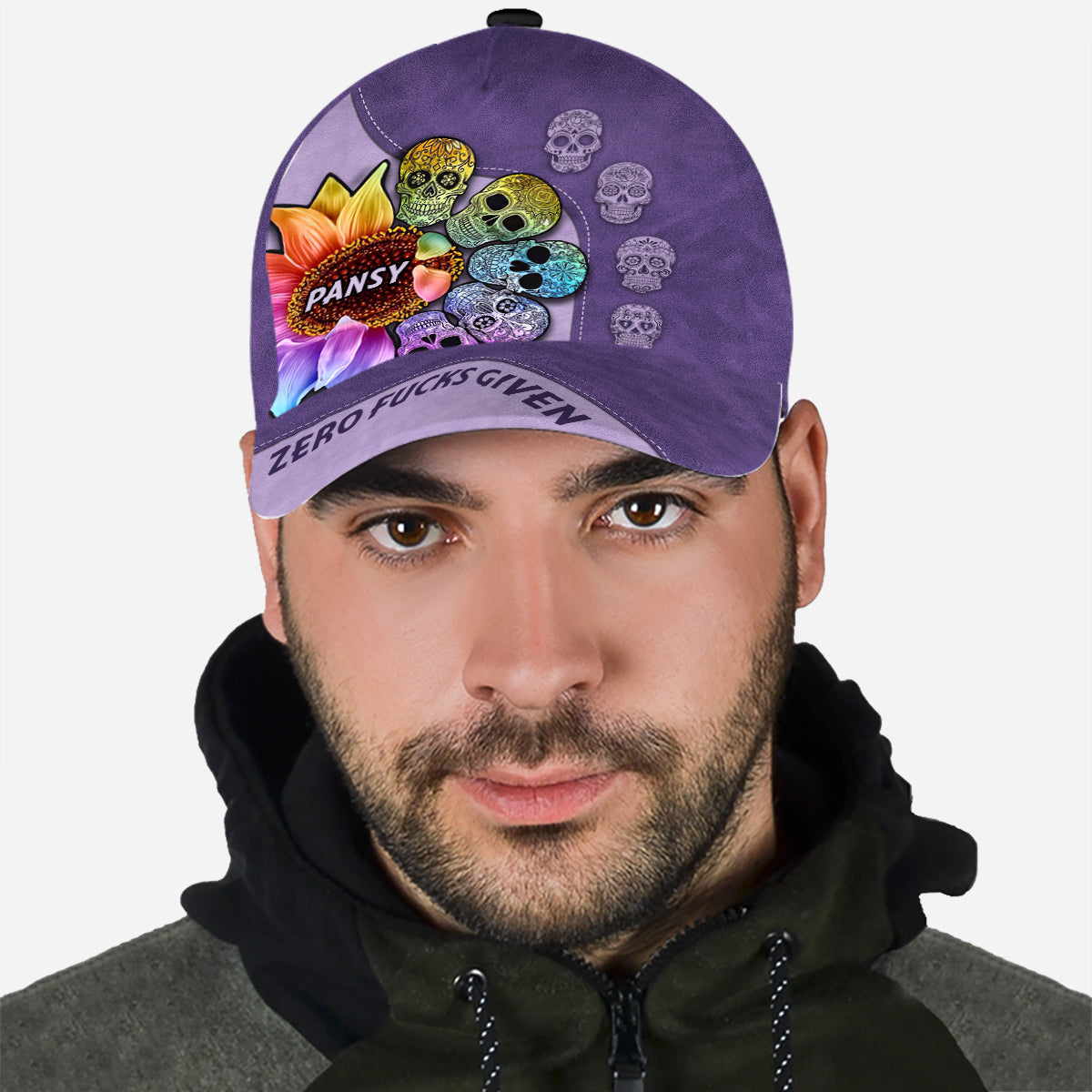 Zero F Given - Personalized Skull Classic Cap