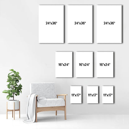 From Hello Till I Do - Personalized Husband And Wife Poster & Canvas Set