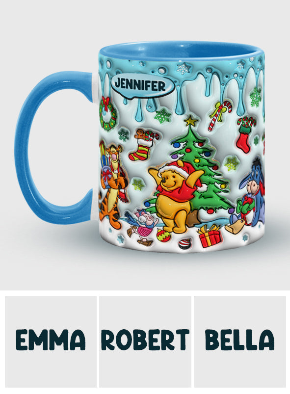 Merry Christmas - Personalized Mouse Accent Mug