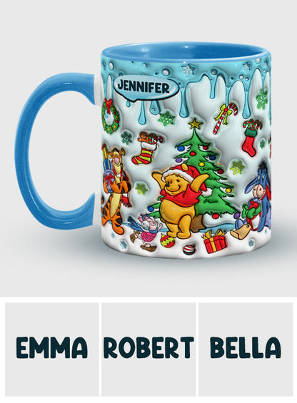 Merry Christmas - Personalized Mouse Accent Mug