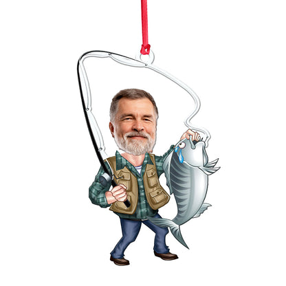 Love Fishing - Personalized Fishing Ornament
