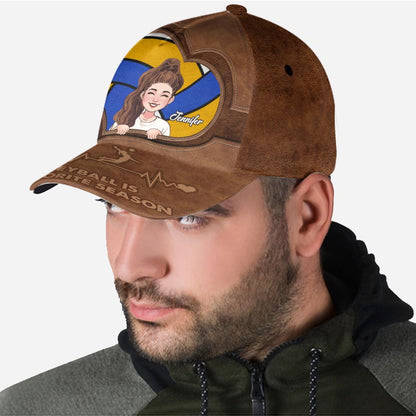 Volleyball Is My Favorite Season - Personalized Volleyball Classic Cap