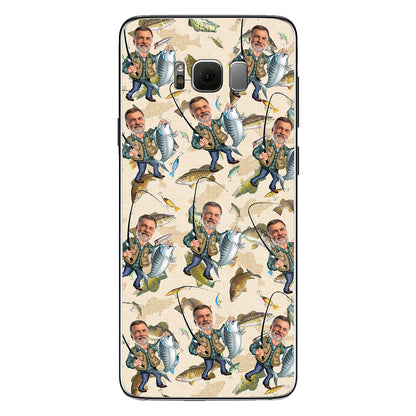Photo Inserted Funny Fishing - Personalized Fishing Phone Case