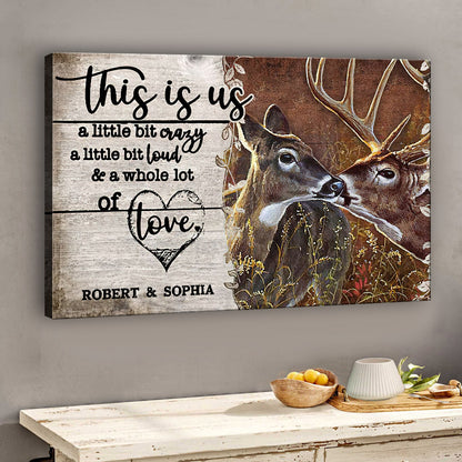 This Is Us - Personalized Hunting Canvas And Poster